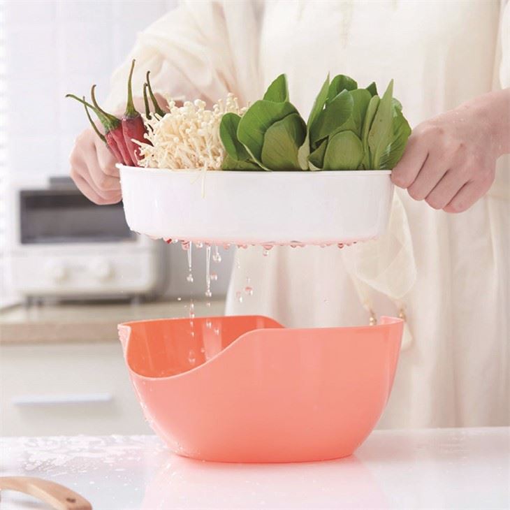 2 In 1 Vegetable Drian Basket