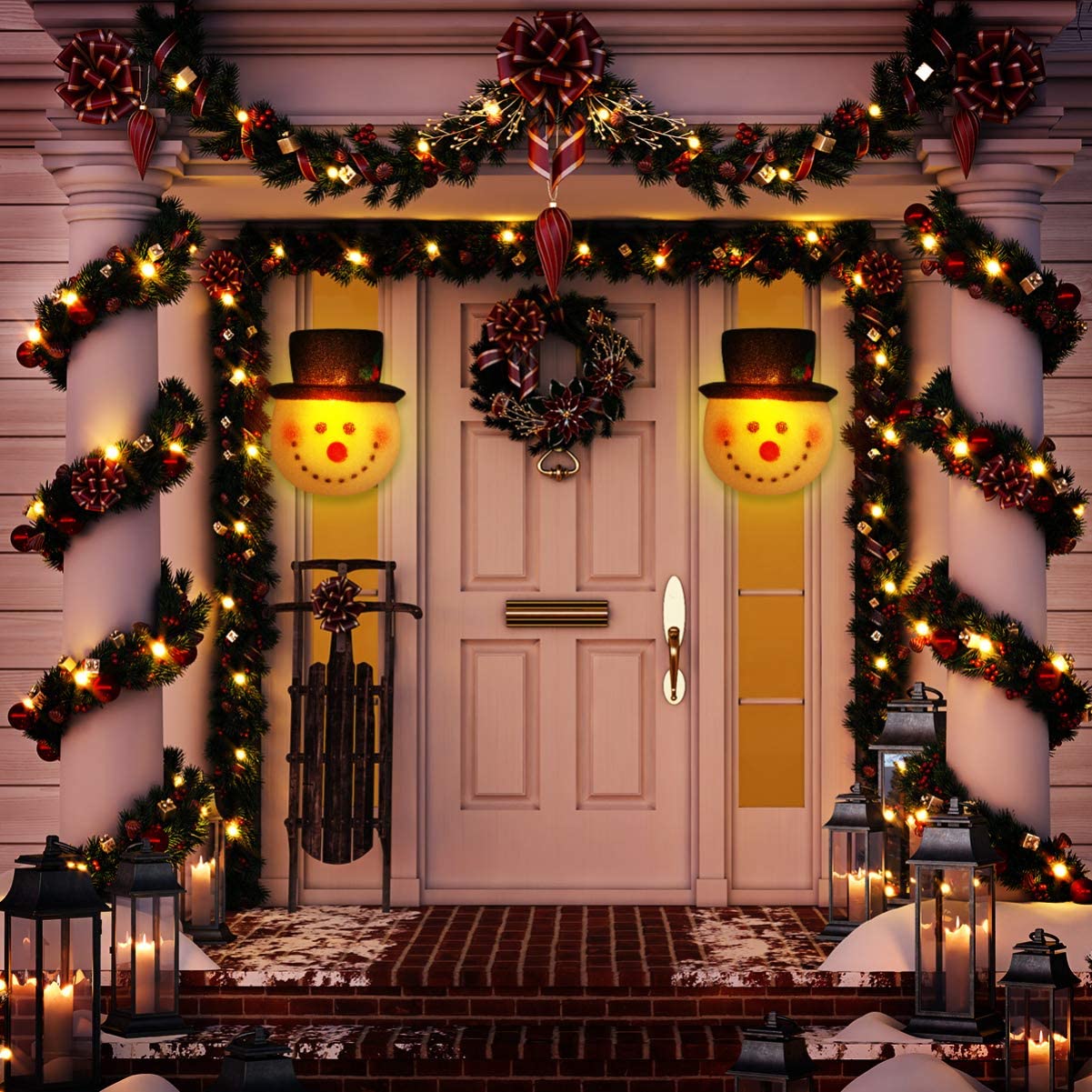 Snowman Porch Light Covers Wholesale