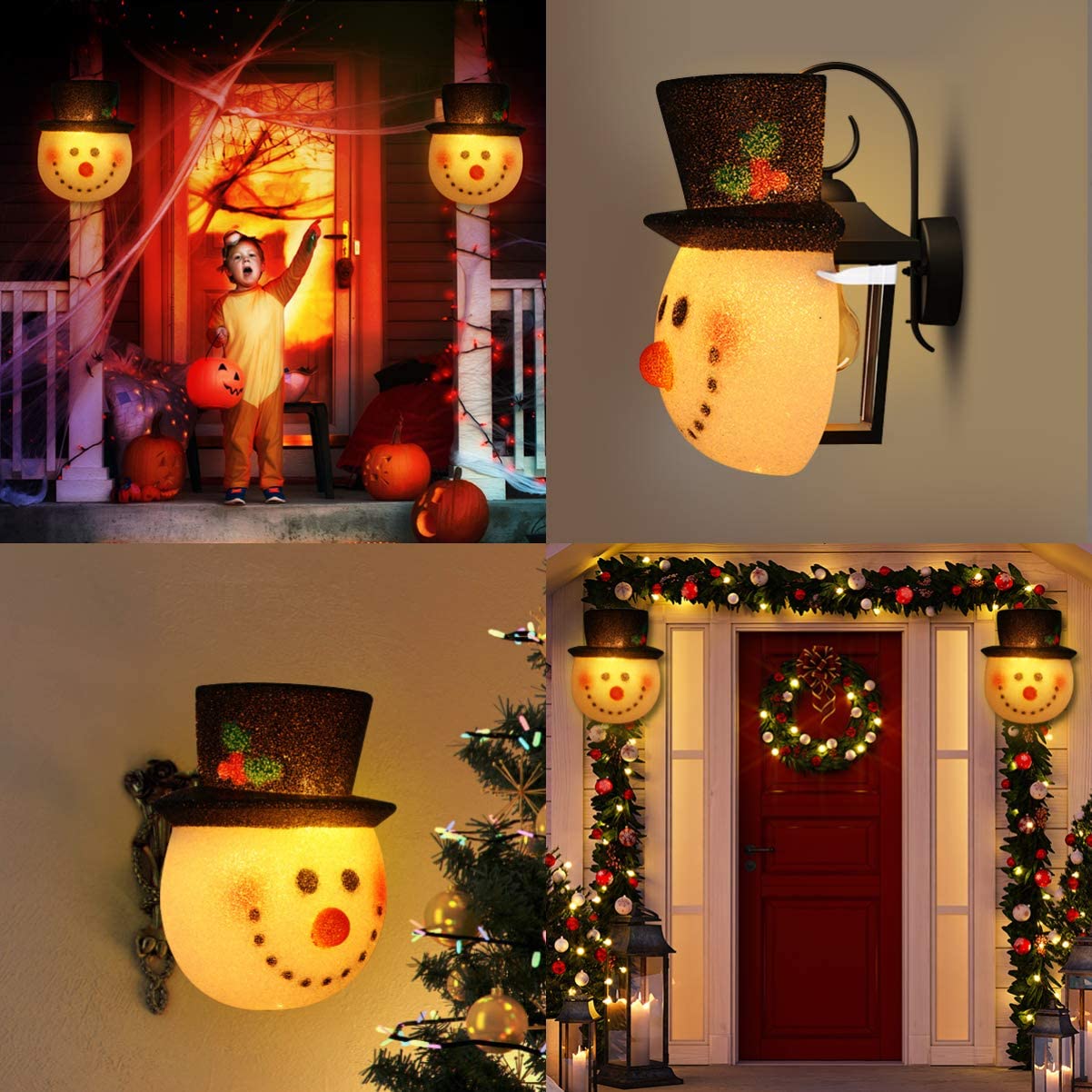 Snowman Porch Light Covers Wholesale