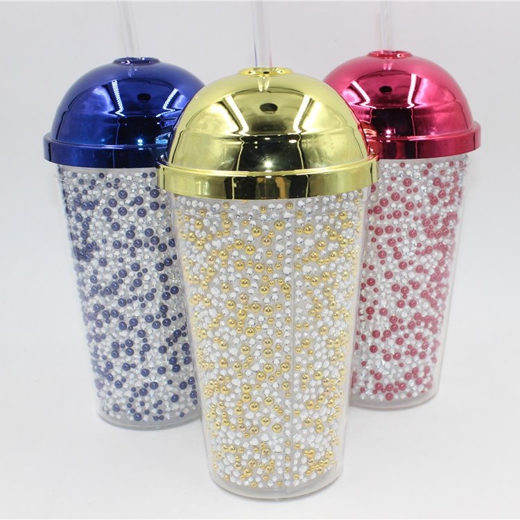 Blue Diamond Double-layer Drinking Bottle