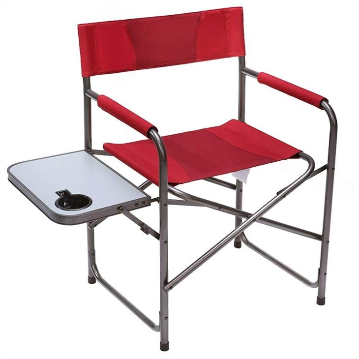 1PC Portable Camping Chair With SideTable Greentime