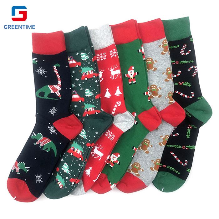 Christmas Custom Cute Antler Socks