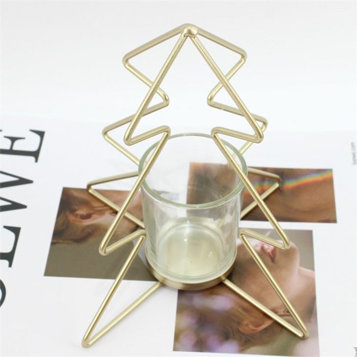 wrought iron christmas tree candle holder Greentime