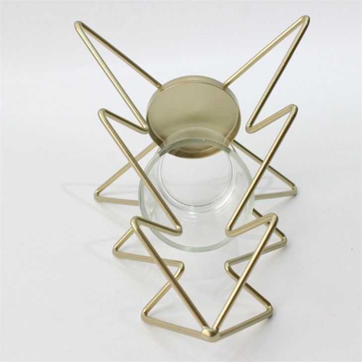 wrought iron christmas tree candle holder Greentime