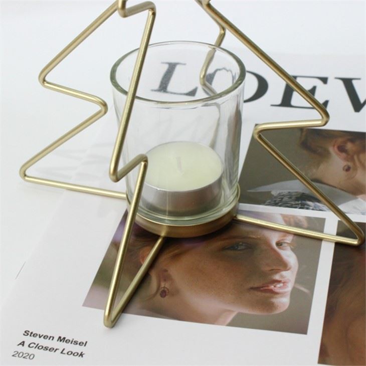 wrought iron christmas tree candle holder Greentime