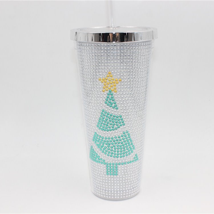 Christmas Tree Diamond Drinking Bottle