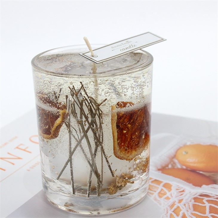 Dried Flower Jelly Wax Scented Candle