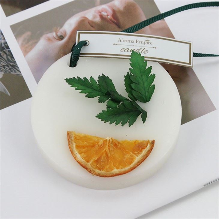 Round Dried Flower Aromatherapy Wax Tablets