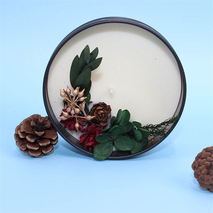 Dried Flower Tin Scented Candle