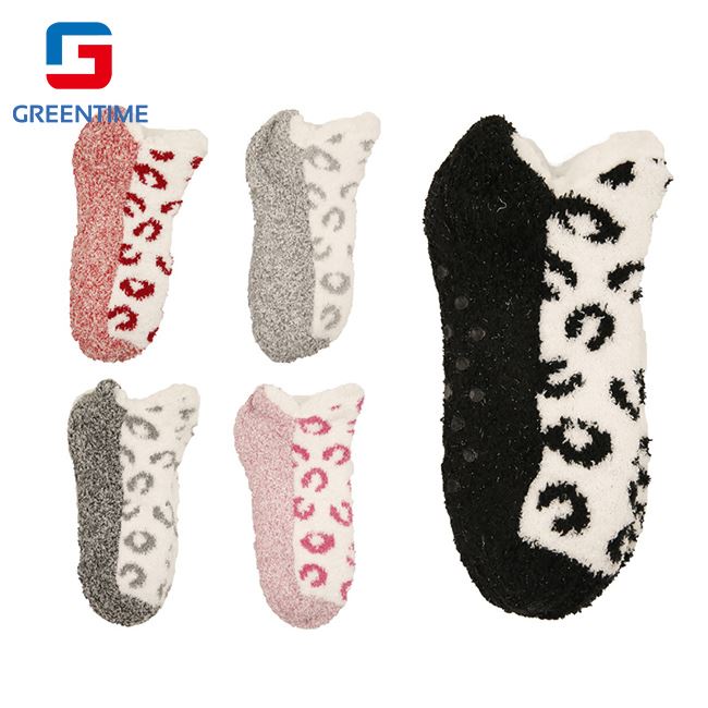 fuzzy non skid slipper socks