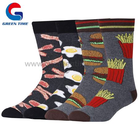 Fun Socks For Men with Novelty Pattern