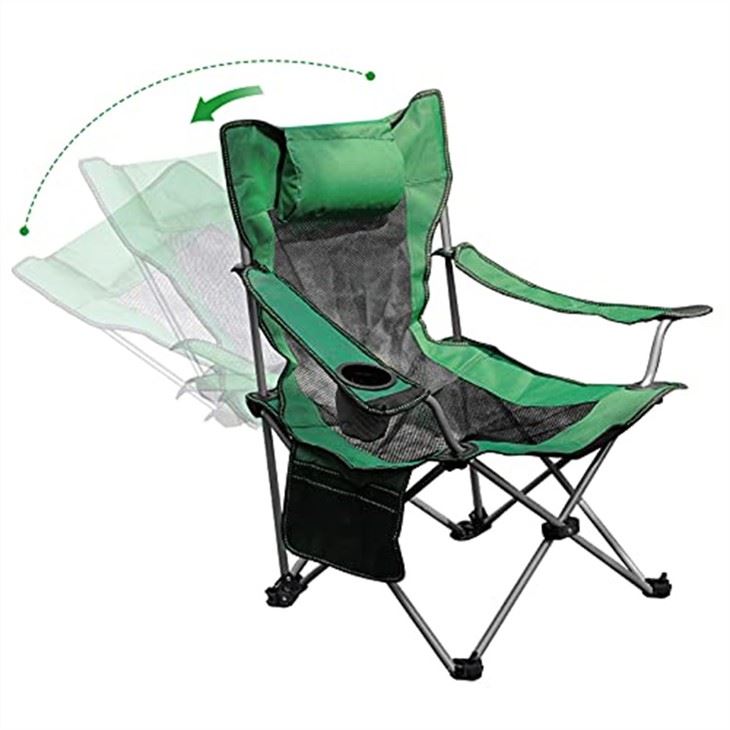 1PC Lawn Folding Adjustable Chair