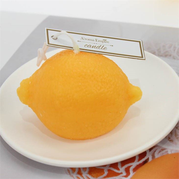 Lemon Cheese Orange Scented Candle