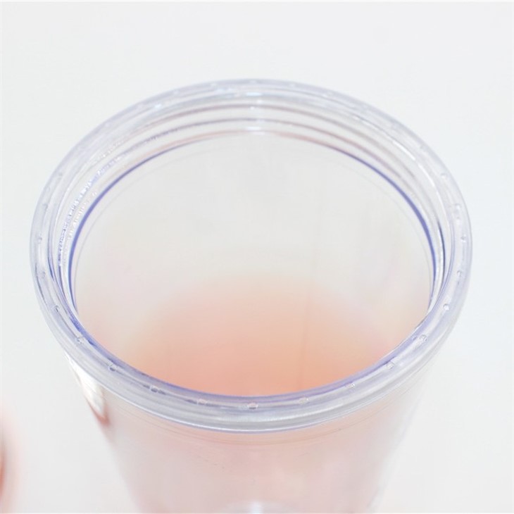 Octagonal Lid Gradient Color Drinking Bottle - Image 8