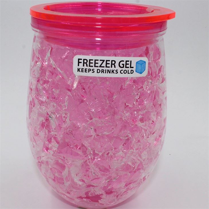 Pink Egg Shaped Ice Tumbler