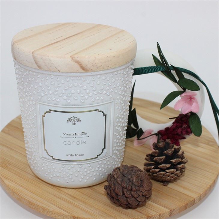 Polka Dot Glass Aroma Candle Cup