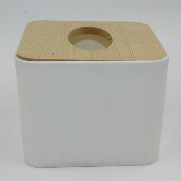 PP Square Tissue Box With Lid