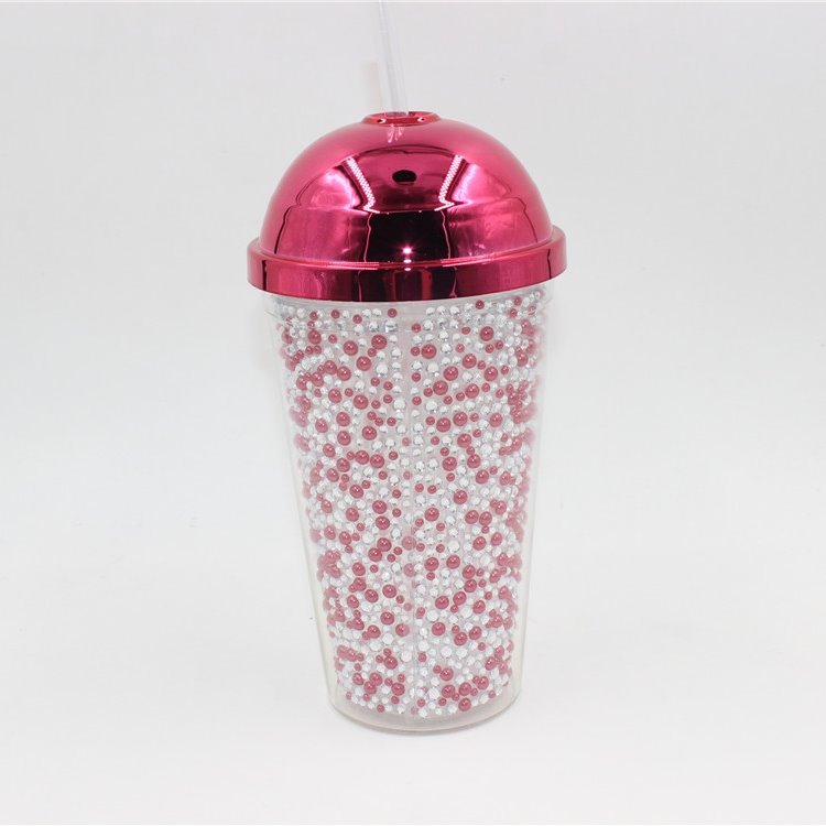Red Diamond Double-layer Drinking Bottle