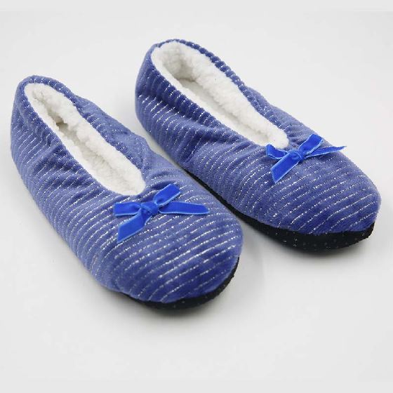 Floor Slippers With Bow