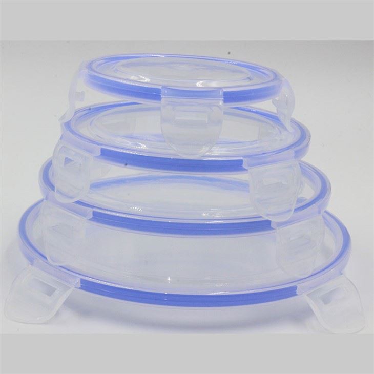 Round 4pcs Plastic Storage Set