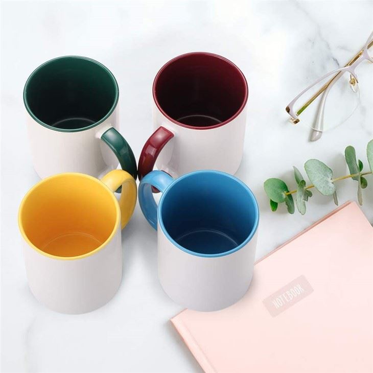 White Porcelain Mugs