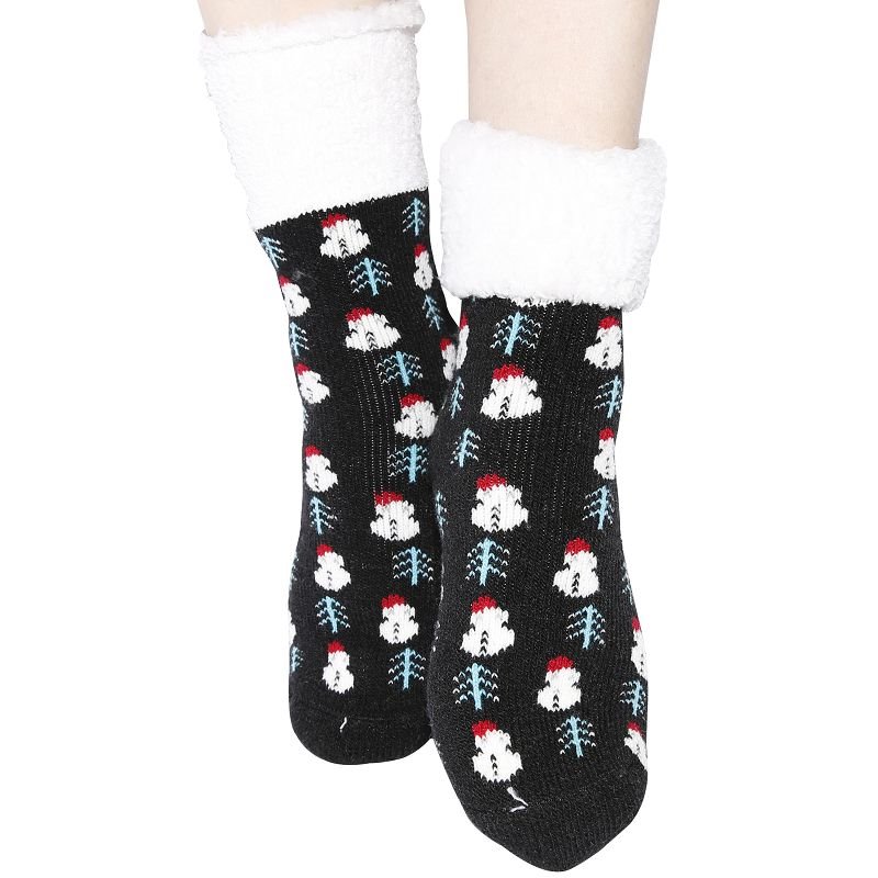 Winter Floor Socks with Christmas Designs