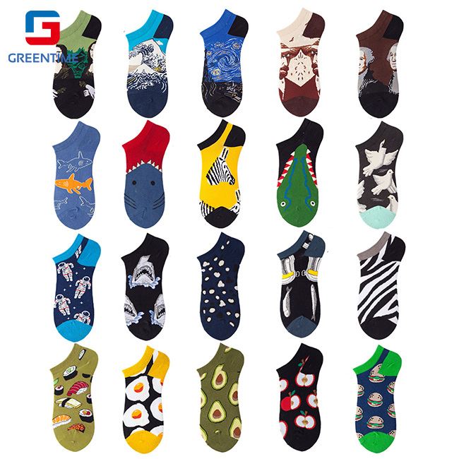 coloured ankle socks