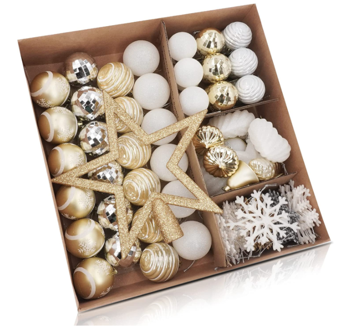 Christmas Balls Ornaments Set 6