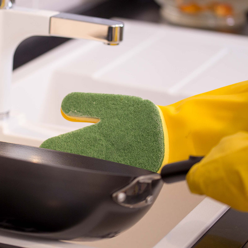 Rubber cleaning gloves wholesale