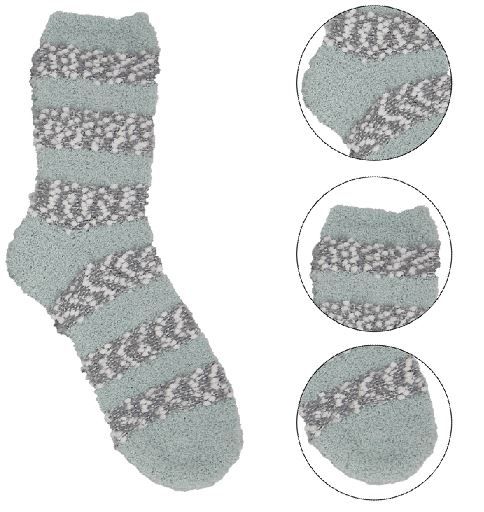 Ribbing Cozy Socks