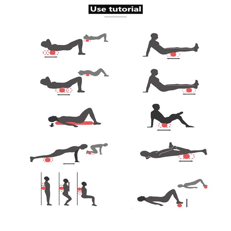 EVA Leaf Texture Massage Foam Roller