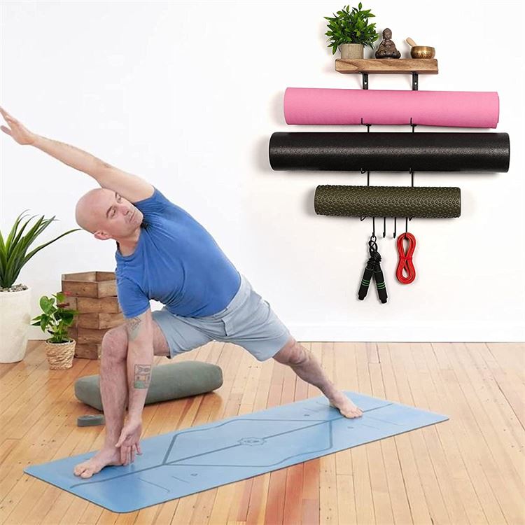 Yoga Mat Storage Holder Wall Mount