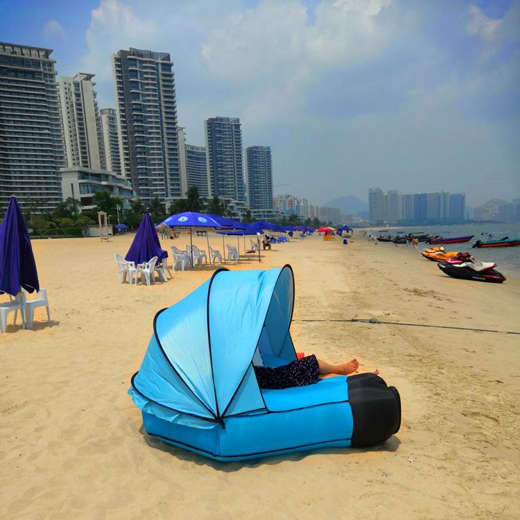 Inflatable Couch Deflated 1PC Adaptable Detachable Inflatable Sofa With Awning - Greentime