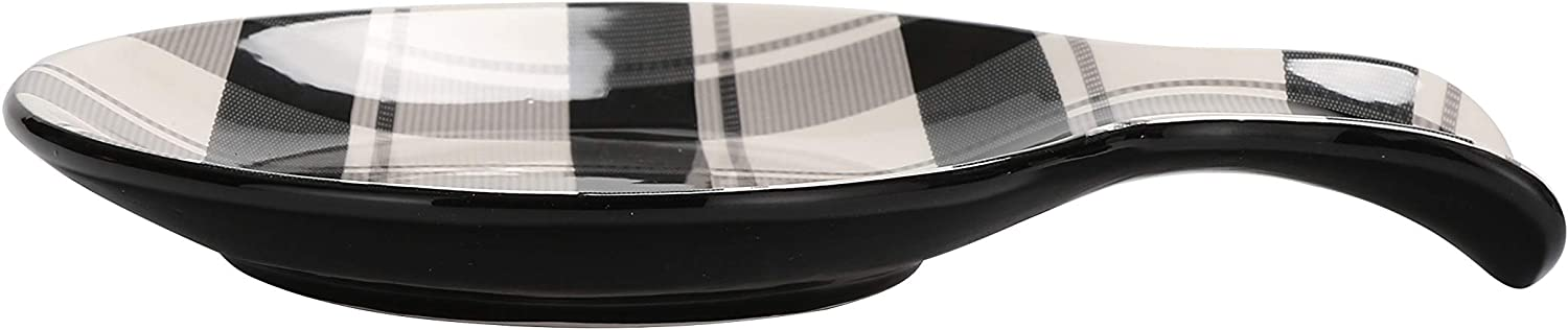 White Ceramic Spoon Rest