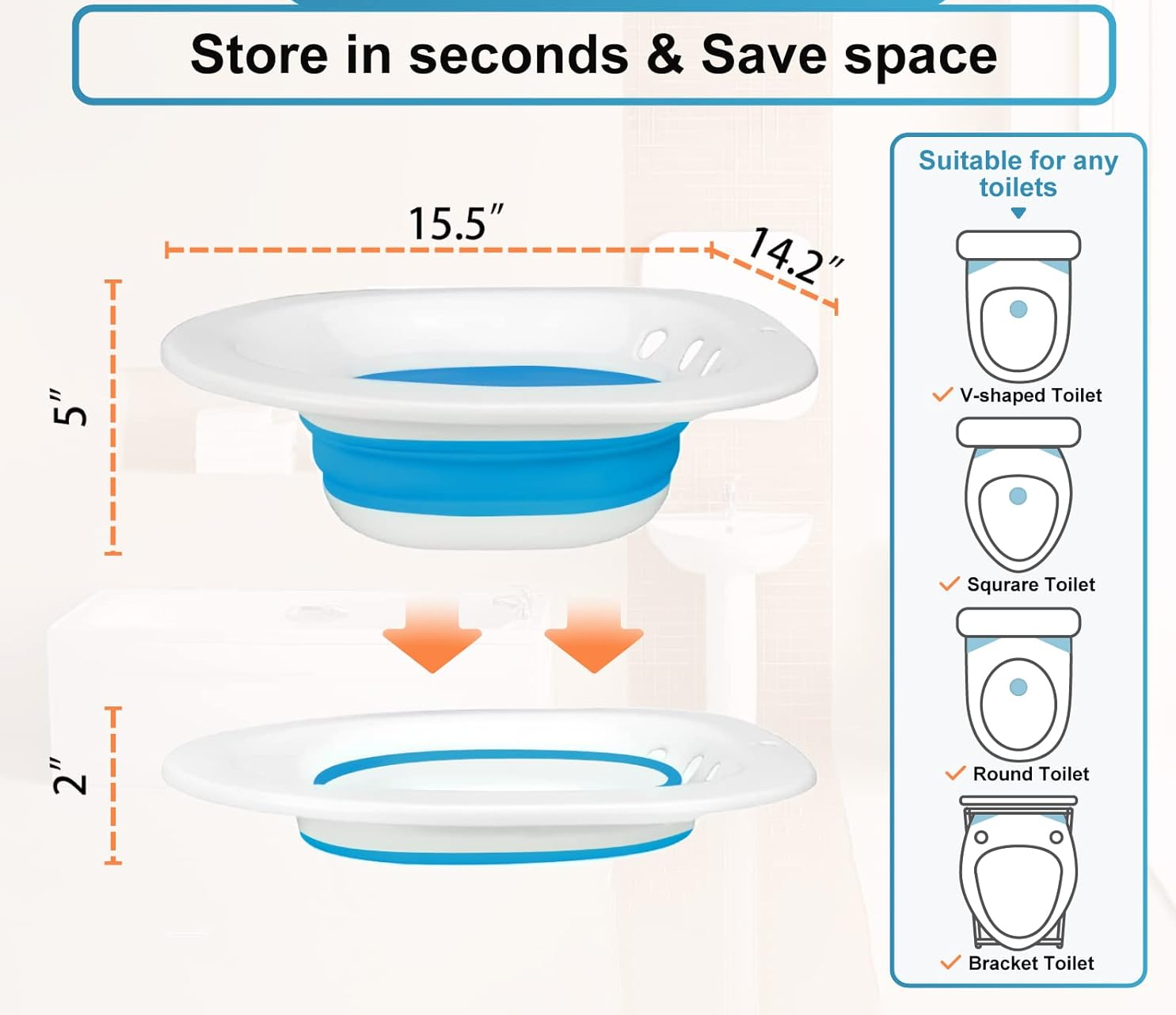 Sitz Bath for Toilet Seat