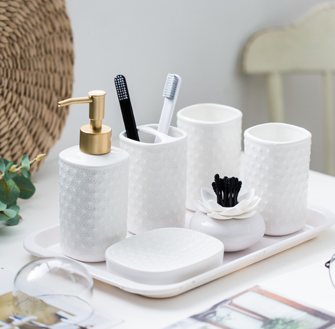 Ceramic Bathroom Collection Set