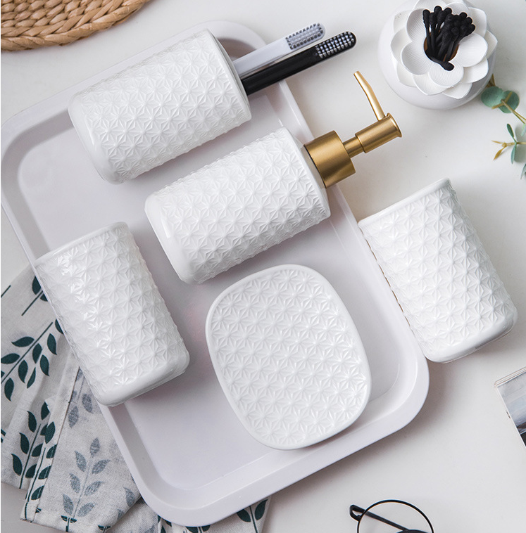 Ceramic Bathroom Collection Set