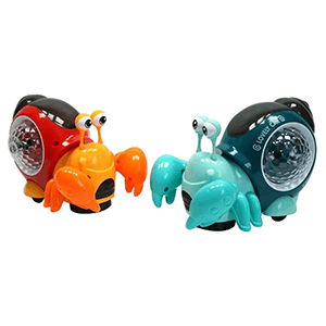 1PC Electric Sound Walking Luminous Hermit Crab Toy For Children Gift