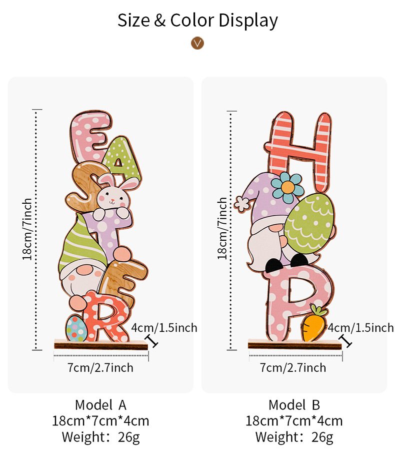 Easter Wooden Letter Ornaments Wholesale (3) Easter Wooden Letter Ornaments Wholesale (3)