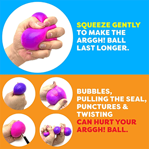 ower Your Fun Arggh Mini Stress Balls for Adults and Kids