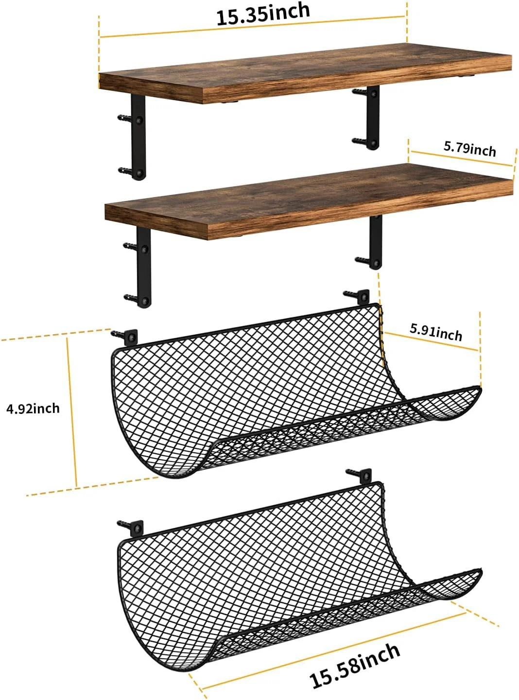 17294952669952 2024102107344243 Iron Bathroom Organizer