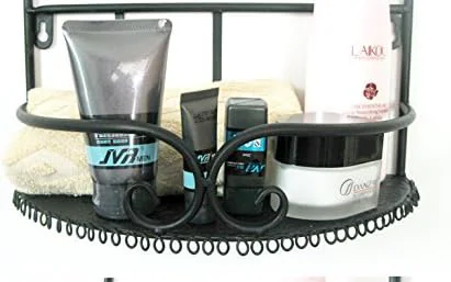 Iron Rustic Wall Shelf Organizer