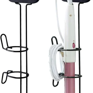 Iron hair dryer rack