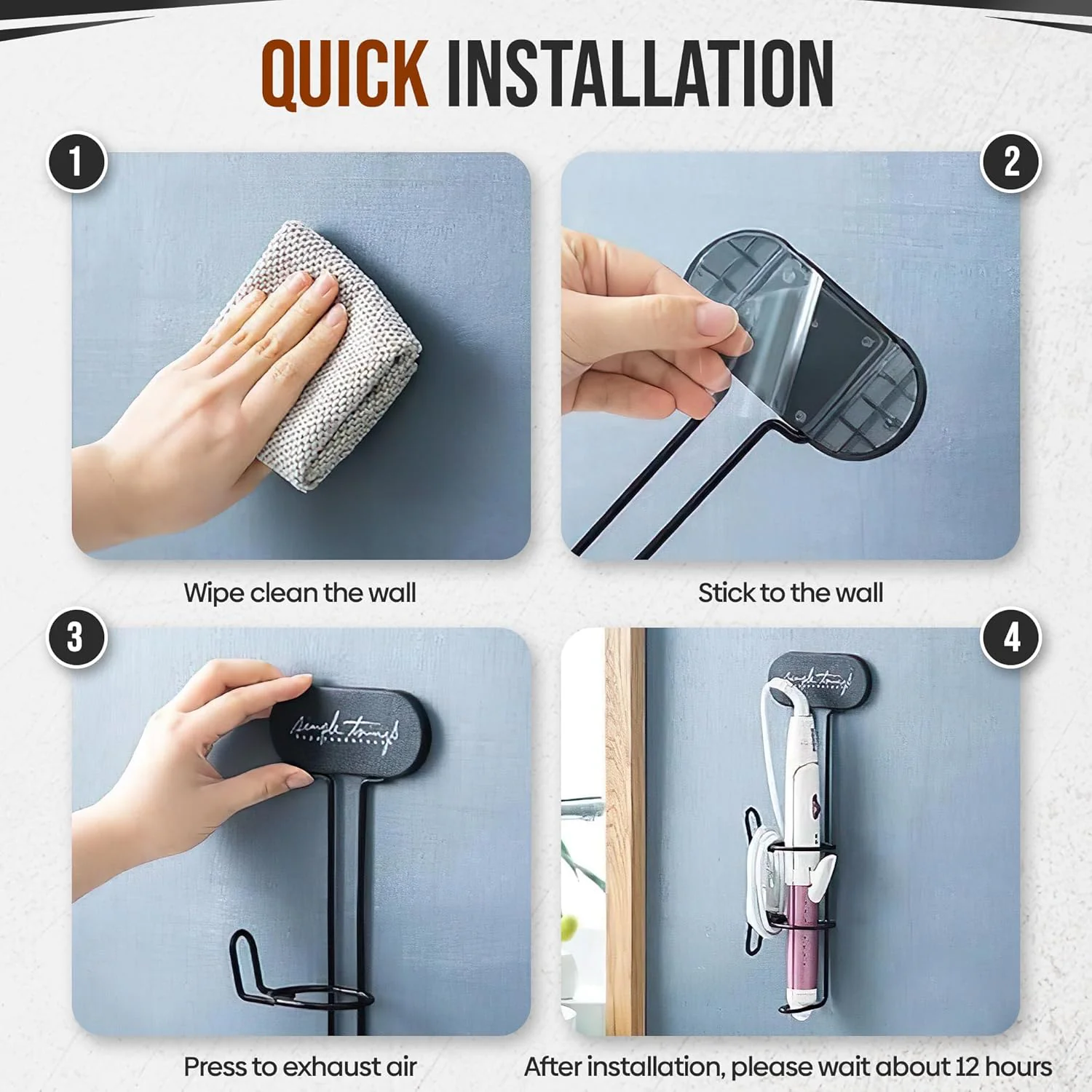 17294973894930 2024102108015353 Iron hair dryer rack