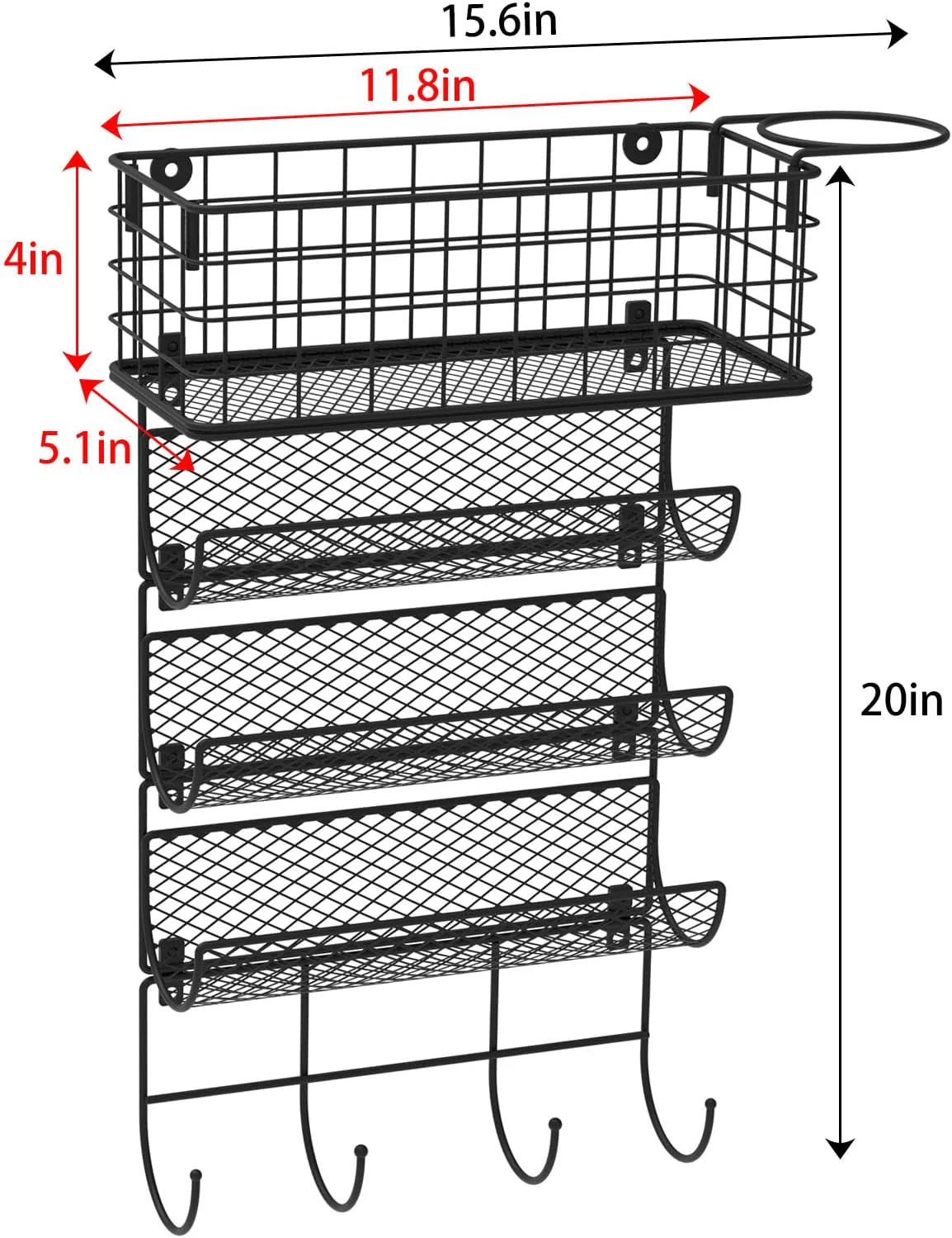 Wire Basket with Hook