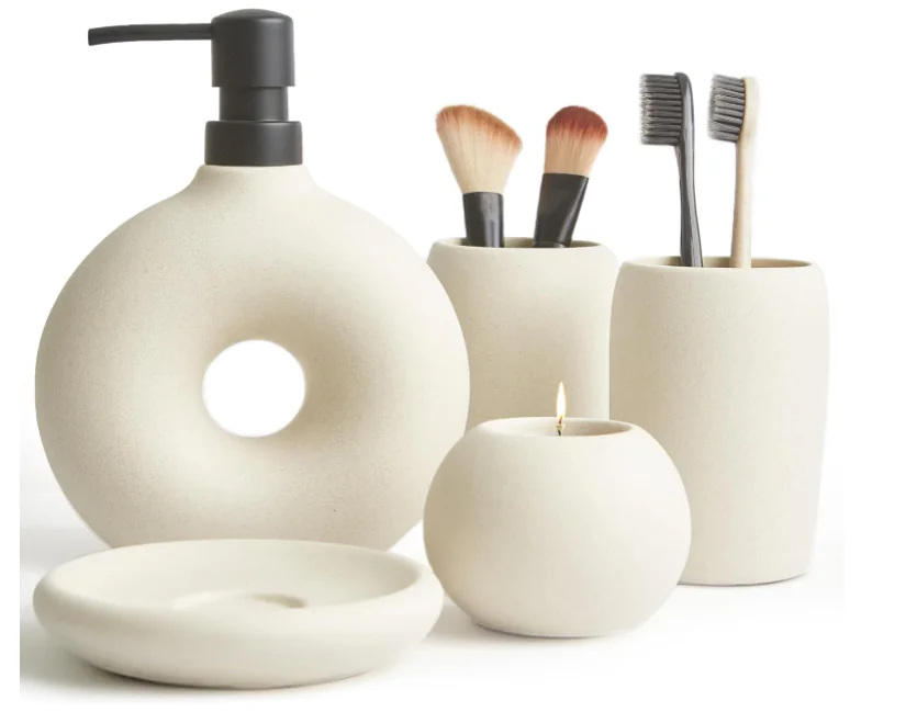 Ceramic bathroom accessory