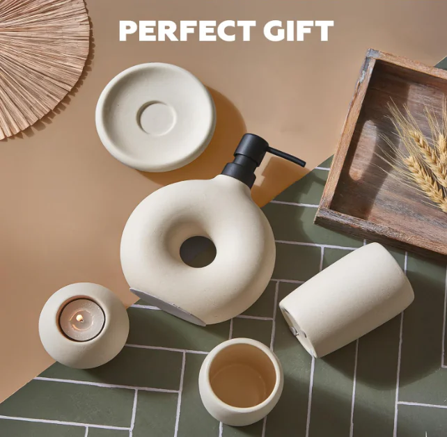 Ceramic bathroom accessory