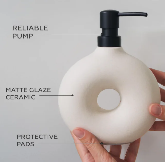 Ceramic bathroom accessory