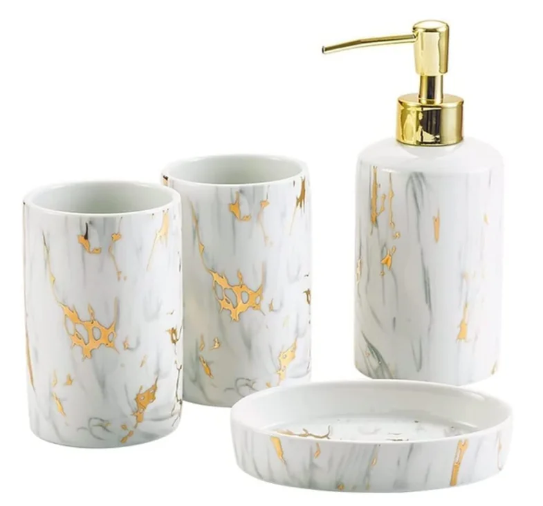 Ceramic Bath Collection Set