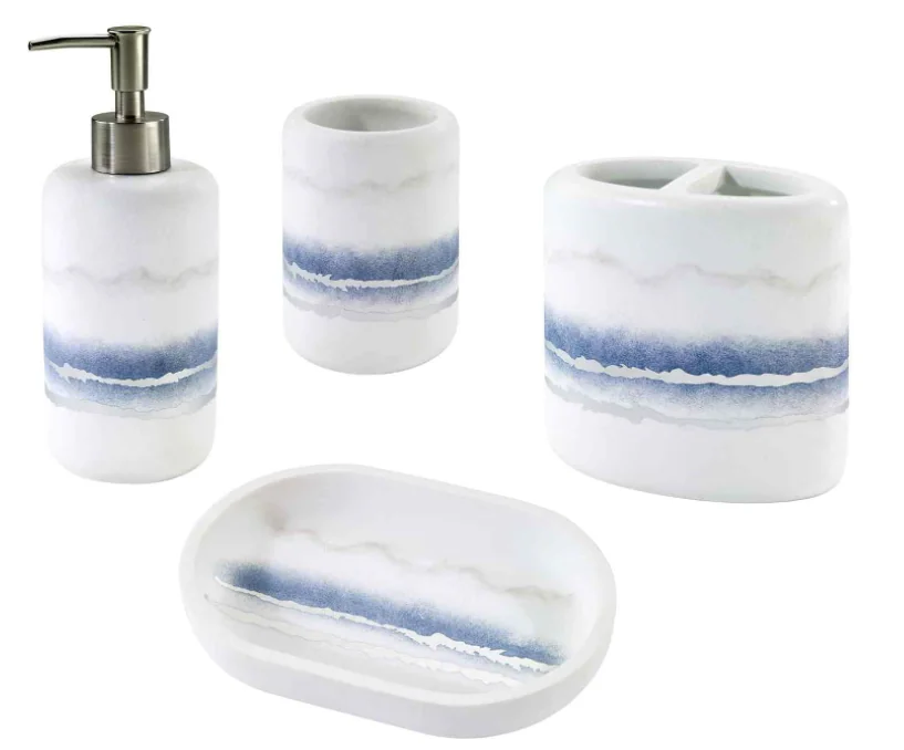 Resin Bathroom Accessory Set